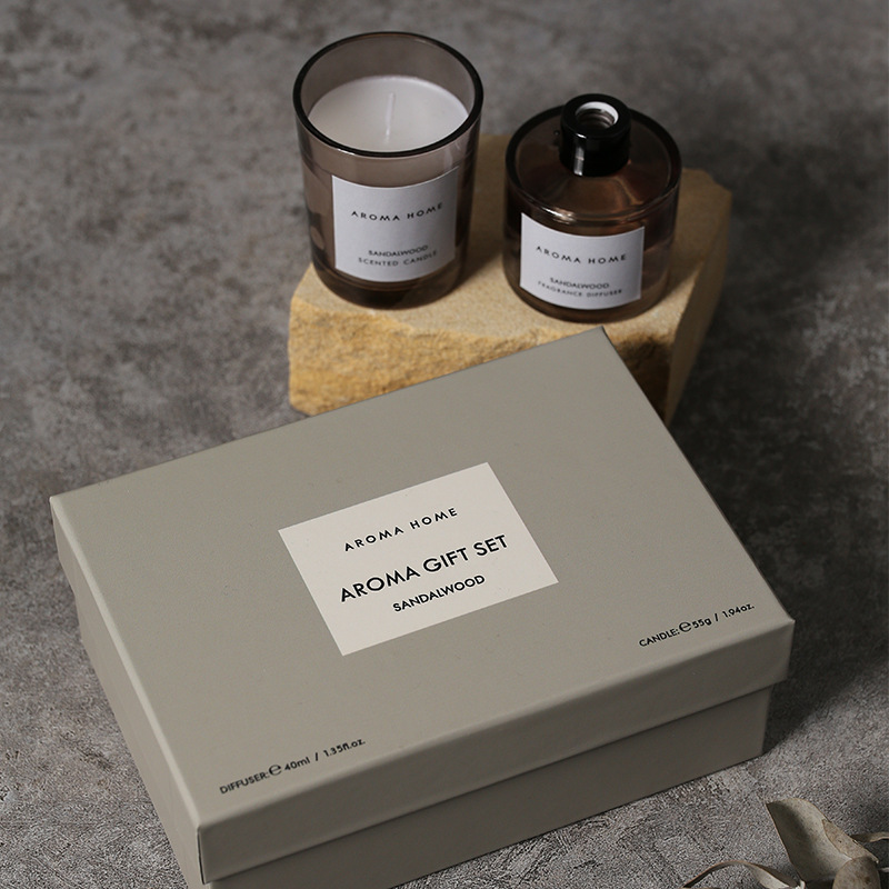 2Pcs Gift Box Set Aromatherapy - đánh giá và giá Candle Containers
