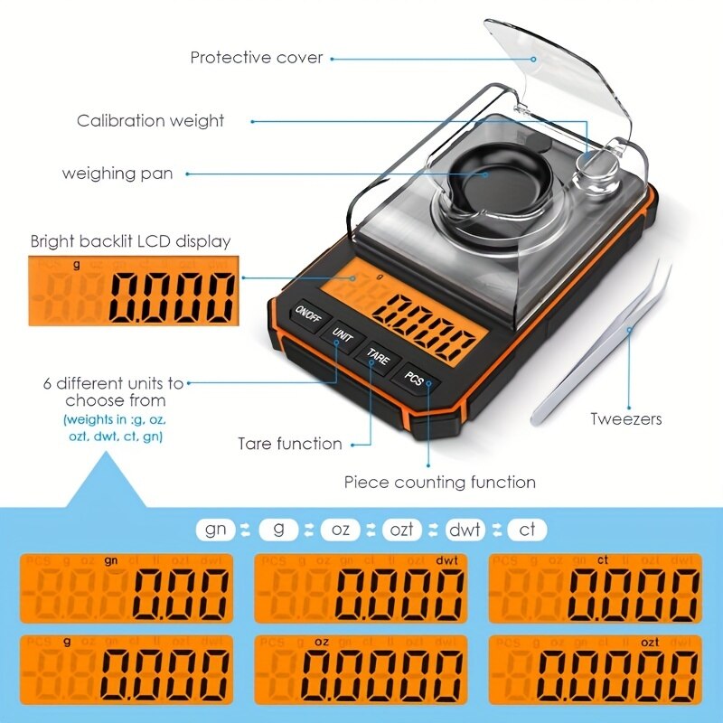 1pc 0.001g Professional Jewelr - đánh giá và giá Candle Wax Scale