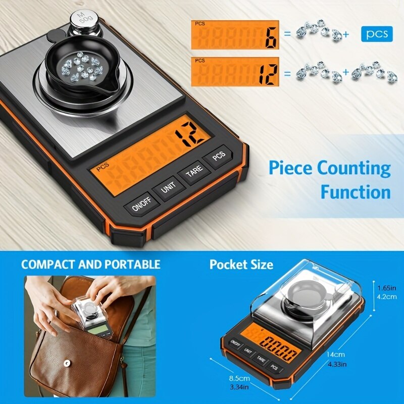1pc 0.001g Professional Jewelr - đánh giá và giá Candle Wax Scale