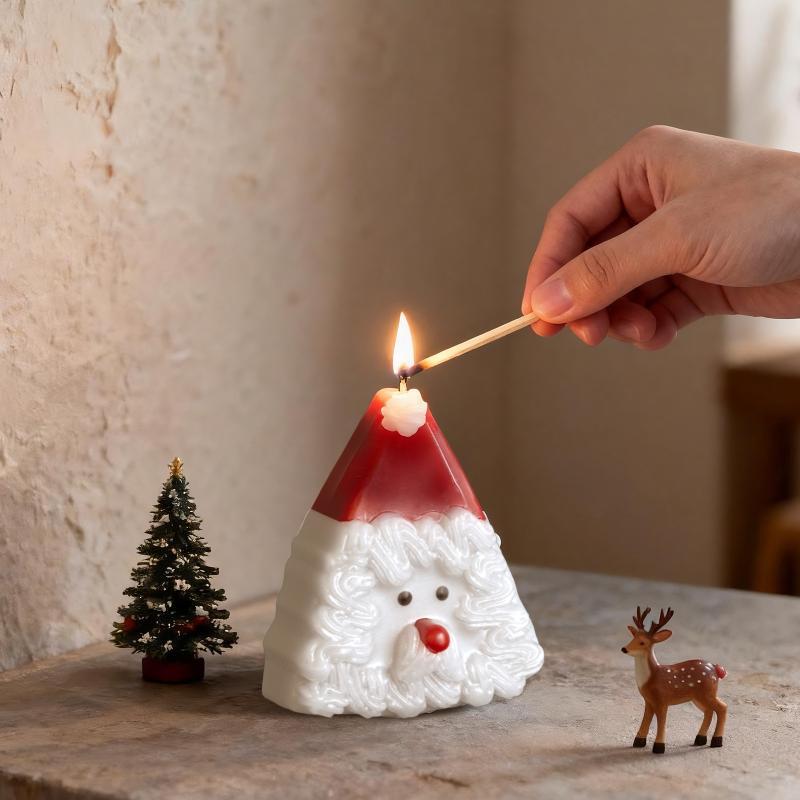 Santa Claus Silicone Candle Mo - đánh giá và giá Candle Molds