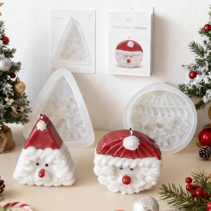 Santa Claus Silicone Candle Mo - đánh giá và giá Candle Molds