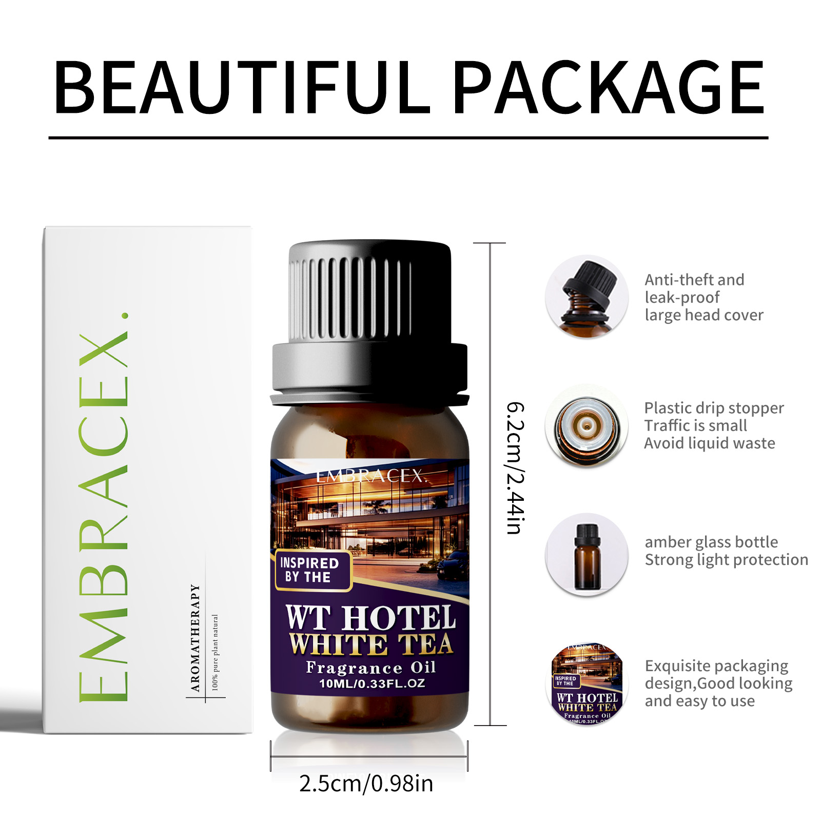 10ml Hotel White Tea Fragrance - đánh giá và giá Candle Fragrance