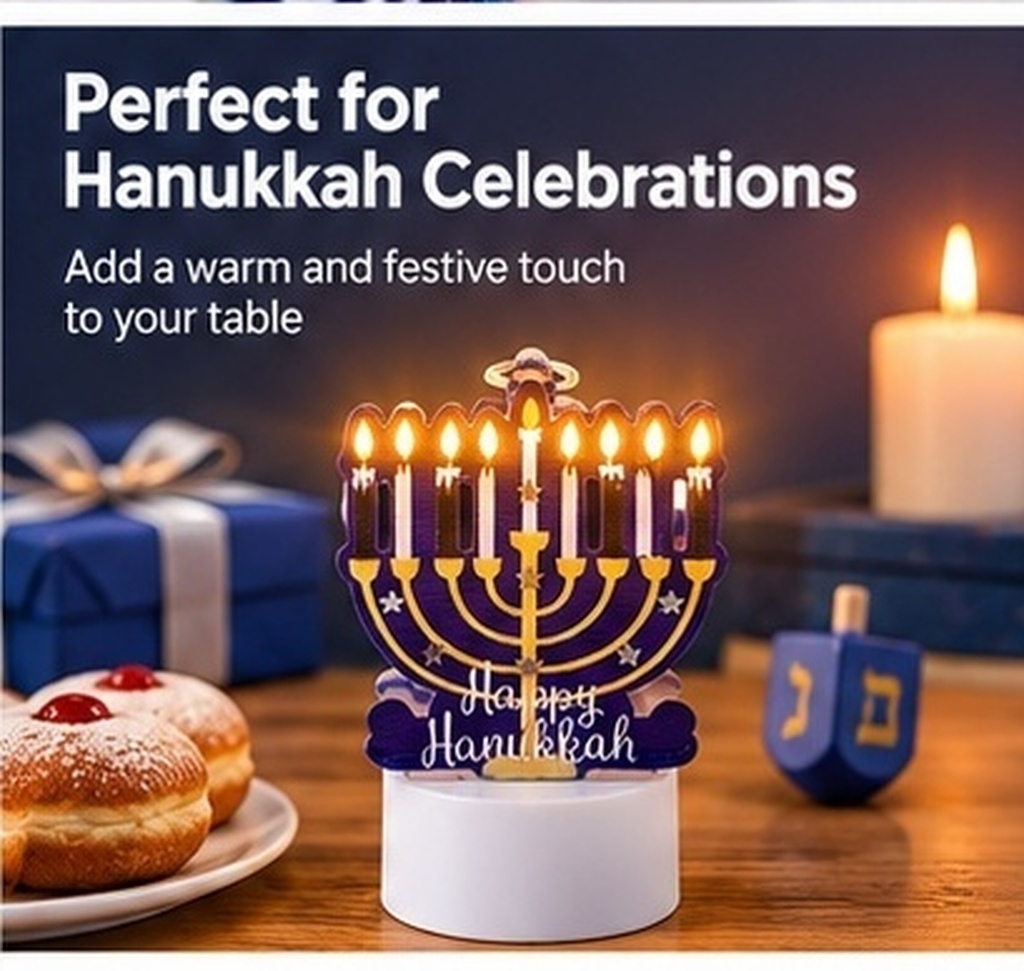 Iron LED Flameless Hanukkah Ca - đánh giá và giá Paraffin Wax