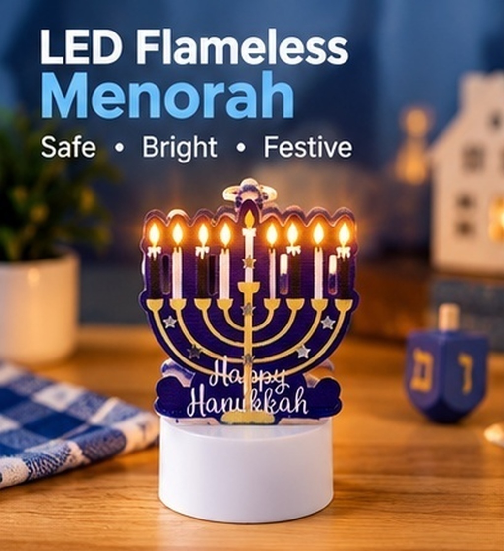Iron LED Flameless Hanukkah Ca - đánh giá và giá Paraffin Wax