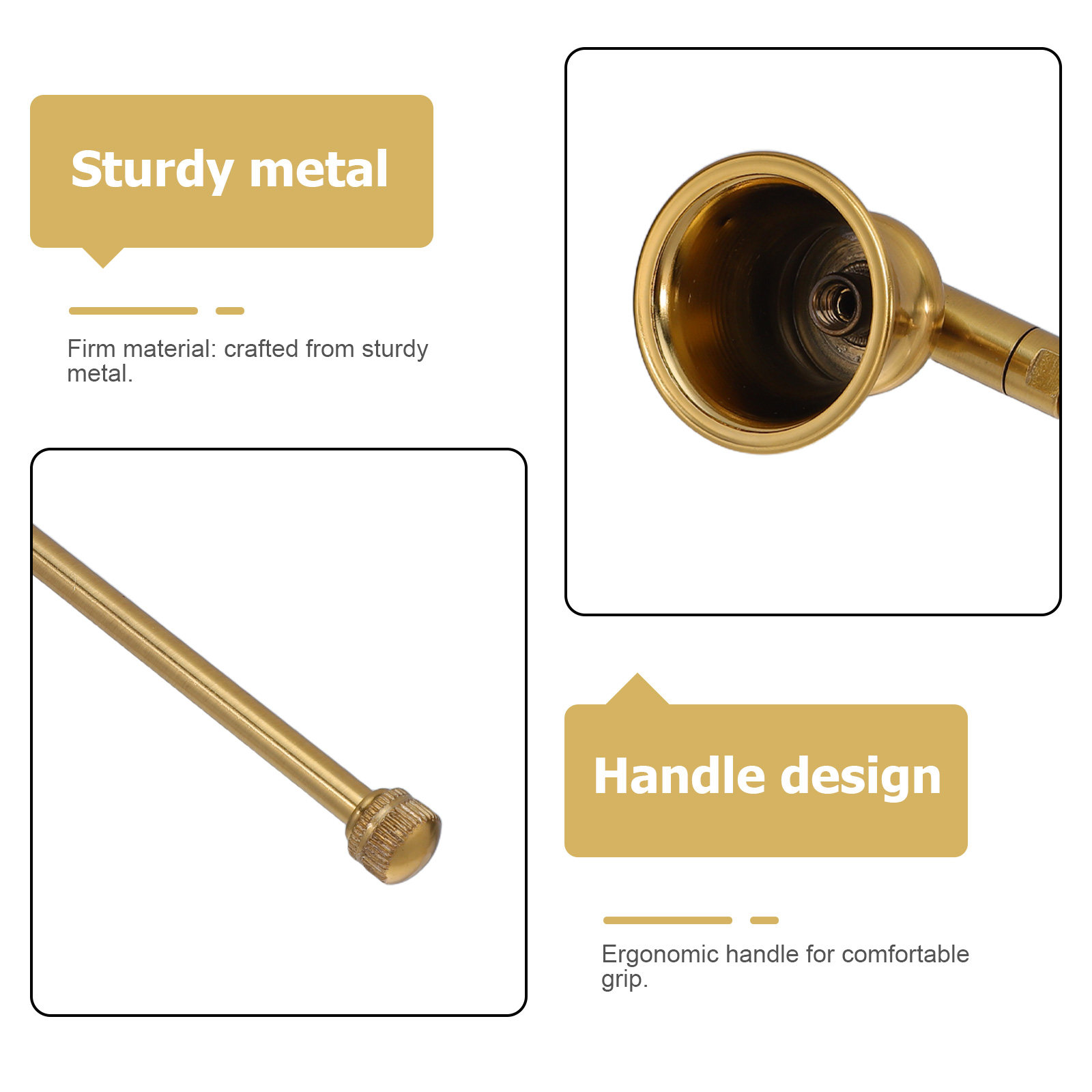 Metal Snuffer Retro Style Long - đánh giá và giá Candle Wick