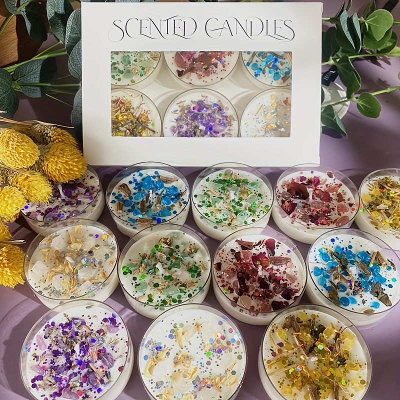 Set of 6 Scented Candles Fragr - đánh giá và giá Silk Candle
