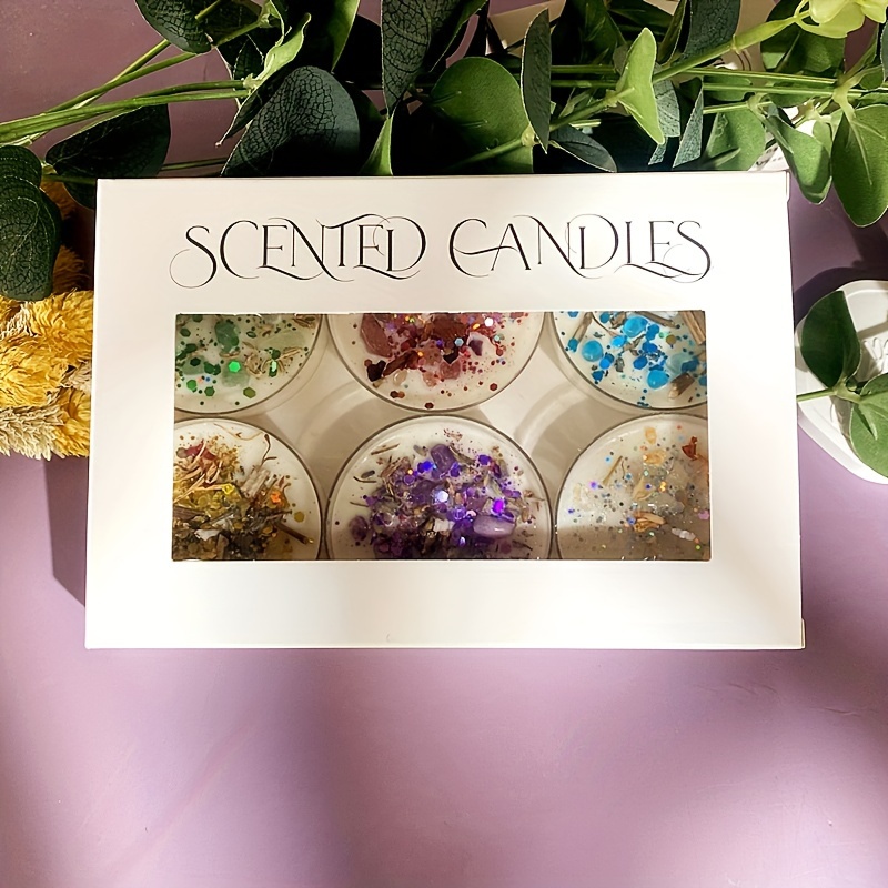 Set of 6 Scented Candles Fragr - đánh giá và giá Silk Candle