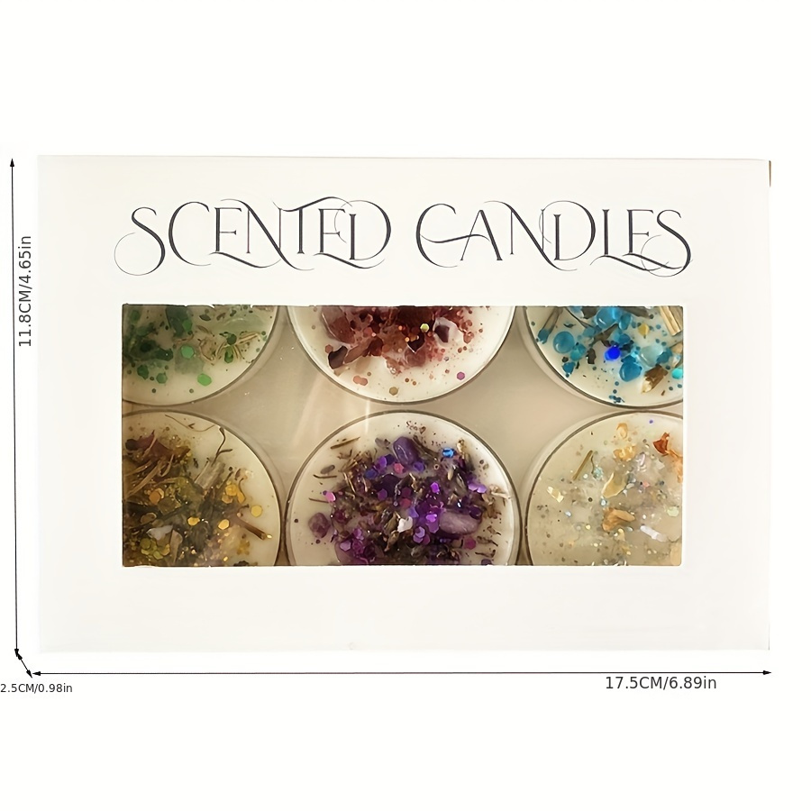 Set of 6 Scented Candles Fragr - đánh giá và giá Silk Candle