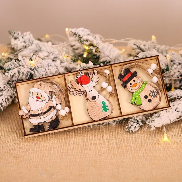 Wooden Christmas Pendant Merry - đánh giá và giá Candle Lighter