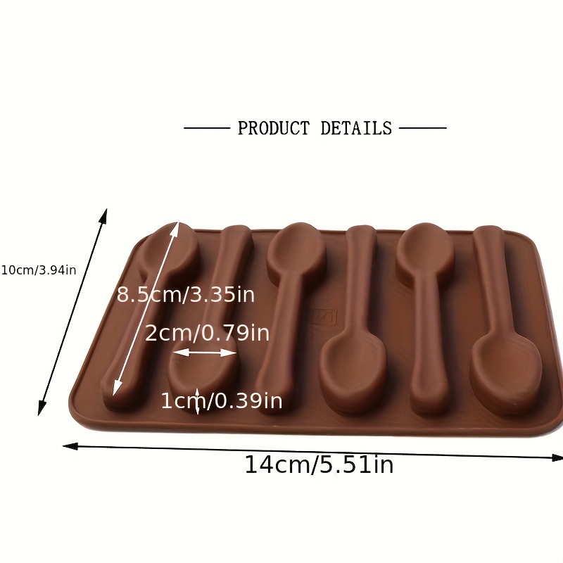 1pc Spoon Silicone Mold, Soap  - đánh giá và giá Candle Molds