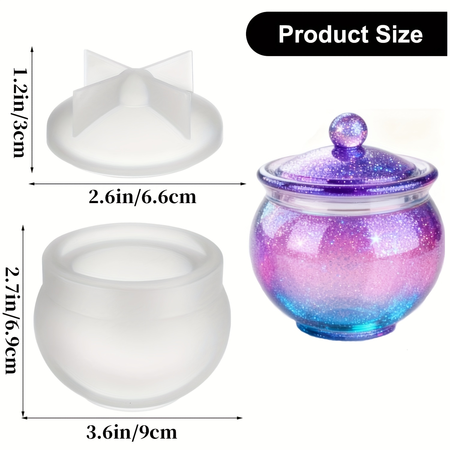 1 set of round resin can molds - đánh giá và giá Candle Molds
